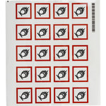 imagen de Brady 121191 Chemical Hazard Label - 1.5 in x 1.5 in - Polyester - White / Black / Red - B-7541 - 54702