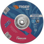 imagen de Weiler Tiger AO Rueda de desbaste con centro hundido 68377 - 9 pulg. - Óxido de aluminio - 24 - T