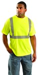 imagen de Occunomix Wicking Birdseye High Visibility Shirt LUX-SSETP2B - Yellow - 60549