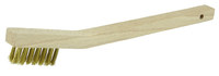 imagen de Weiler Vortec Pro Brass Hand Wire Brush - 1.1 in Width x 7.7 in Length - 0.006 in Bristle Diameter - 44810