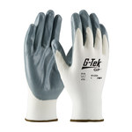 imagen de PIP G-Tek GP 34-C234 Gray/White Large Nylon Work Gloves - EN 388 1 Cut Resistance - Nitrile Palm & Fingers Coating - 9.8 in Length - 34-C234/L