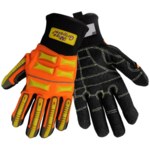 imagen de Global Glove Vise Gripster SG9999 Negro/Naranja/Amarillo Grande Armortex/neopreno/TPR Guante de trabajo - acabado Áspero - sg9999 lg
