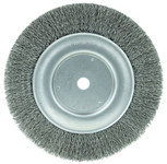 imagen de Weiler 01515 Wheel Brush - 8 in Dia - Crimped Steel Bristle