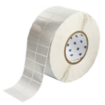 imagen de Brady THT-6-434-10 Rollo de etiquetas troqueladas para impresoras - 1.5 pulg. x 3/4 pulg. - Poliéster - Plateado - B-434