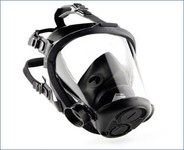 imagen de Sperian Survivair Opti-Fit CBRN Máscara completa 779000 - tamaño Grande - Negro - Caucho butílico - 5 puntos suspensión - 008818