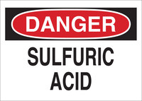 imagen de Brady B-302 Poliéster Rectángulo Señal de advertencia química Blanco - 10 pulg. Ancho x 7 pulg. Altura - Laminado - 85521