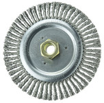 imagen de Weiler Roughneck 09500 Wheel Brush - 6 in Dia - Knotted - Stringer Bead Stainless Steel Bristle