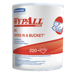 imagen de Kimberly-Clark Wypall X70 White Hydroknit Wiper - Roll - 220 sheets per roll - 13 in Overall Length - 9.75 in Width - 83571