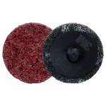 imagen de 3M Scotch-Brite TR Disco de acondicionamiento de superficies de cambio rápido 67174 - 1-1/2 pulg. - Cerámica con forma precisa - 150+ - Mediano