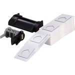 imagen de Brady M6-167-593 Etiquetas para impresora con panel en relieve - 1.2 pulg. x 1.5 pulg. - Poliéster - Blanco - B-593
