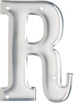 imagen de Brady 1600-R Etiqueta en forma de letra - R - Plateado