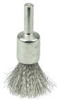 imagen de Weiler Stainless Steel Cup Brush - Shank Attachment - 1/2 in Diameter - 0.010 in Bristle Diameter - Cup Material: Nickel-Plated - 10371