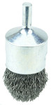 imagen de Weiler Steel Cup Brush - Shank Attachment - 1 in Diameter - 0.014 in Bristle Diameter - 10310