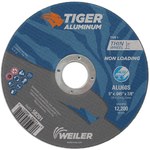 imagen de Weiler Tiger Aluminum Cutting Wheel 58201 - 5 in - Aluminum Oxide - 60 - S