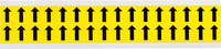 imagen de Brady 3420-ARO Etiqueta de marcado de flecha - 9/16 pulg. x 3/4 pulg. - Paño de vinilo - Negro sobre amarillo - B-498
