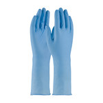 imagen de PIP Ambi-dex 63-3314PF Blue Medium Powder Free Disposable Gloves - Industrial Grade - 14 in Length - Rough Finish - 6 mil Thick - 63-3314PF/M