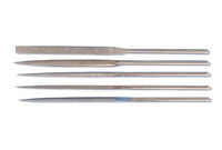 imagen de Grobet Estados Unidos Aguja Conjunto de archivos - 14 cm - Diamante - Grano Fino - 33.960