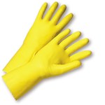 imagen de West Chester 3312 Yellow 10 Unsupported Chemical-Resistant Gloves - 12 in Length - 16 mil Thick - 3312/10