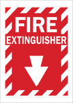 imagen de Brady Bradyglo B-401 Poliesterino de alto impacto Cartel de equipo de fuego Rojo - 10 pulg. Ancho x 14 pulg. Altura - 25717