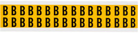 imagen de Brady B1520- Etiqueta en forma de letra - B - Negro sobre amarillo - 9/16 pulg. x 3/4 pulg. - B-946