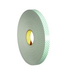 imagen de 3M 4032 White Double Coated Foam Tape - 1 in Width x 72 yd Length - 1/32 in Thick - 06458