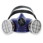 imagen de Sperian Survivair Premier Plus Serie T Media máscara 321000 - tamaño Pequeño - Azul - Silicón - 002502