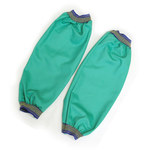 imagen de Chicago Protective Apparel Blue/Green FR Cotton Welding Sleeve - 595-GR-AA