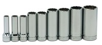 imagen de Williams JHWWSBD-9RC 12 Puntos Juego de llaves de vaso profundas - accionamiento 3/8 pulg. - Longitud profunda - 32062