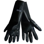 imagen de Global Glove 614R Negro XL PVC Guantes resistentes a productos químicos - acabado Áspero - Longitud 14 pulg. - 614R LG