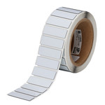 imagen de Brady THTEP172-593-.25 Rollo de etiquetas troqueladas para impresoras - 1.77 pulg. x 0.59 pulg. - Poliéster - Blanco - B-593