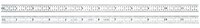 imagen de Starrett Acero totalmente flexible Regla de acero totalmente flexible - longitud de 12 pulg. - ancho de 1/2 pulg. - espesor de 1/64 pulg. - C316R-12