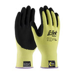imagen de PIP G-Tek KEV 09-K1650 Yellow Medium Kevlar Cut-Resistant Gloves - ANSI A2 Cut Resistance - Nitrile Palm & Fingers Coating - 09-K1650/M