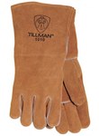 imagen de Tillman Brown Split Cowhide Kevlar/Leather Welding Glove - Reinforced Thumb - 14 in Length - 1010
