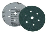 imagen de 3M Green Corps Hookit Recubierto Óxido de aluminio Verde Disco de velcro - Óxido de aluminio - 5 pulg. - 40 - 03628
