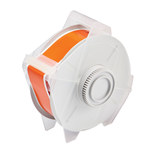 imagen de Brady 113153 Rollo de etiquetas para impresora - 1.125 pulg. x 100 pies - Vinilo - Naranja - B-595