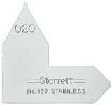 imagen de Starrett Acero Medidor de radio - 167-020
