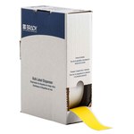 imagen de Brady ToughWash BM7C-2000-854-YL Cinta de etiquetas para detección de metales - 2 pulg. x 75 pies - Poliéster - Amarillo - B-854
