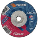 imagen de Weiler Tiger Disco esmerilador 57120 - 4-1/2 pulg - Óxido de aluminio - 24 - R