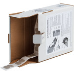 imagen de Brady BM71-111-145FR-GY Rollo de etiquetas troqueladas para impresoras - Polietileno