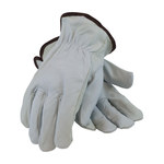 imagen de PIP 71-3618 Gray Large Grain Goatskin Leather Driver's Gloves - Keystone Thumb - 9.7 in Length - 71-3618/L