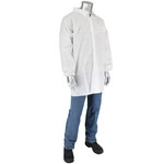 imagen de PIP Posi-Wear M3 C3819 White Large Disposable Lab Coat - 616314-35182