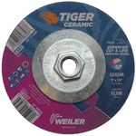 imagen de Weiler Tiger Ceramic Disco esmerilador 58328 - 5 pulg. - Cerámico - 24