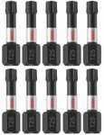 imagen de Bosch Impact Tough T25 Torx Puntas de inserción ITT251B - Acero De Aleación - 1 pulg. Longitud - 48316