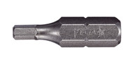 imagen de Vega Tools 2.5 mm Hexagonal Insertar Broca impulsora 125H025A - Acero S2 Modificado - 1 pulg. Longitud - Gris Gunmetal acabado - 00097