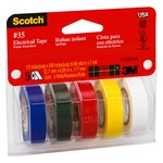 imagen de 3M Scotch 10457 Multi-Color Electrical Marking Tape #35 - 1/2 in Width x 240 ft Length - 7 mil Thick - 59073