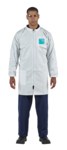 imagen de Ansell Microchem Chemical-Resistant Lab Coat 2000 WH20-B-92-209-04 - Size Large - White - 17897