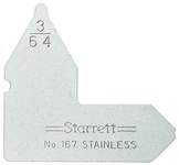 imagen de Starrett Acero Medidor de radio - 167-3/64