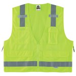 imagen de Ergodyne Glowear 8250Z Chaleco de alta visibilidad 21425 - tamaño Grande/XG - Poliéster - Lima de alta visibilidad - ANSI clase 2