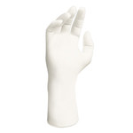 imagen de Kleenguard Kimtech G3 White Large Plus Disposable Cleanroom Gloves - ISO Class 4 Rating - 12 in Length - Rough Finish - 62995