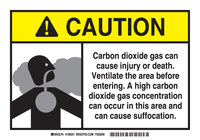 imagen de Brady B-555 Aluminum Rectangle Yellow Chemical Warning Sign - 10 in Width x 7 in Height - 106051